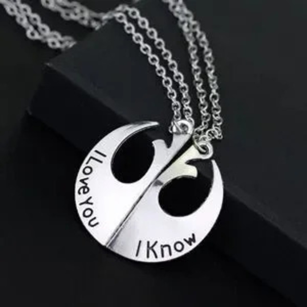 Star Wars Rebel Alliance Best Friends BFF Necklace 2 Piece Set
